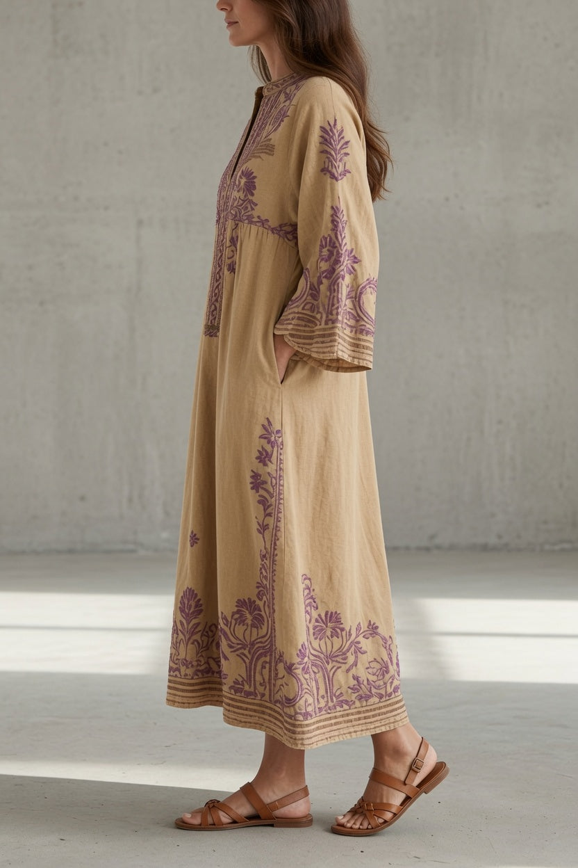 CÉLINE | Robe vintage brodée
