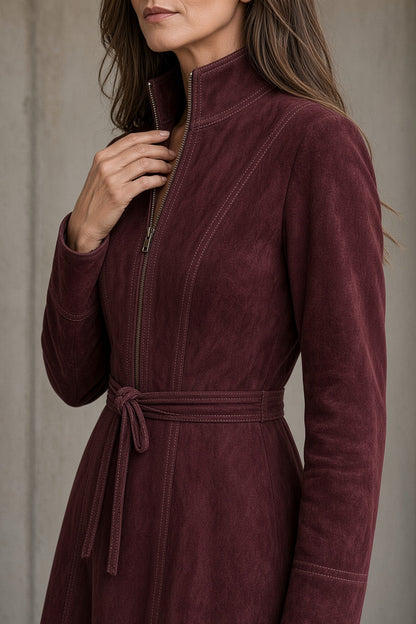HÉLÈNE | Robe vintage ceinturée
