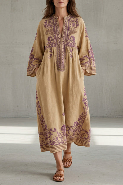 CÉLINE | Robe vintage brodée