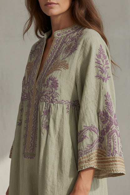 CÉLINE | Robe vintage brodée