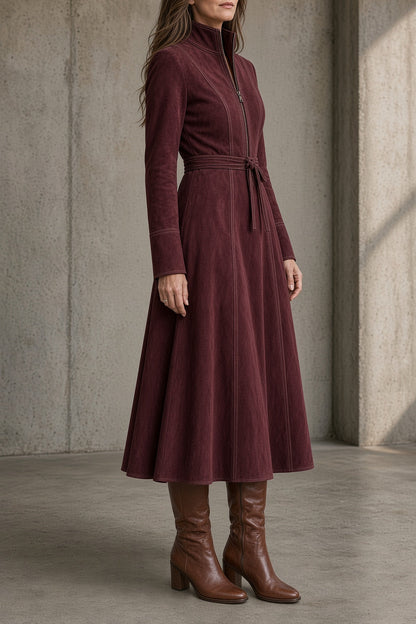 HÉLÈNE | Robe vintage ceinturée