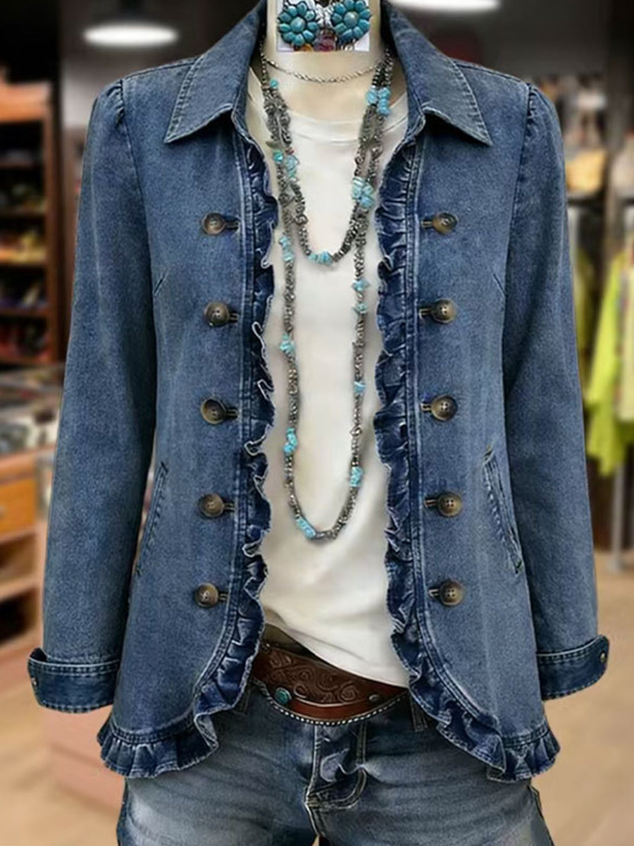 FRANÇOISE | Veste à volants