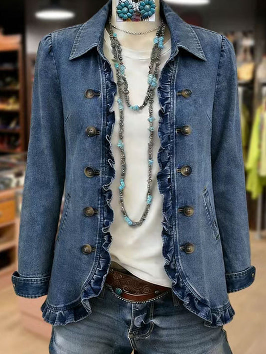 FRANÇOISE | Veste à volants