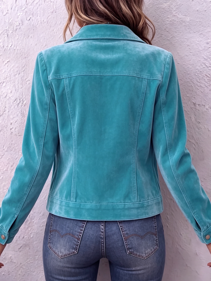 SIMONE | Veste bohème en velours d’inspiration vintage