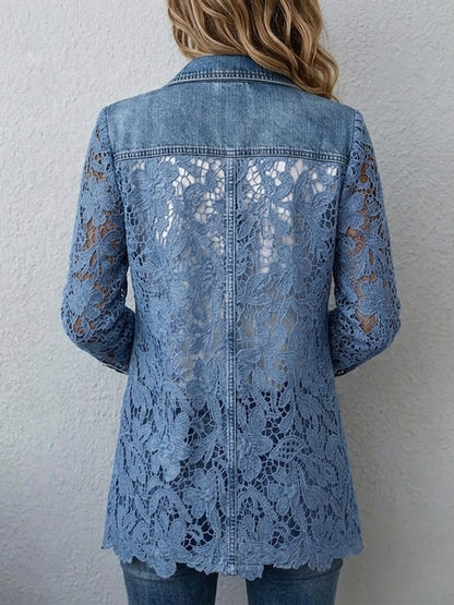 LOUISE | Blazer en dentelle florale