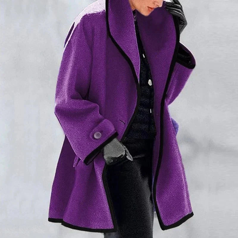 Maëlys | Manteau Croisé Doublé Polaire