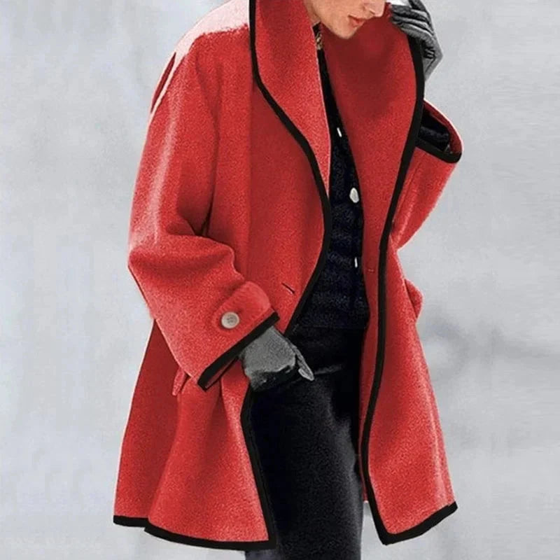 Maëlys | Manteau Croisé Doublé Polaire