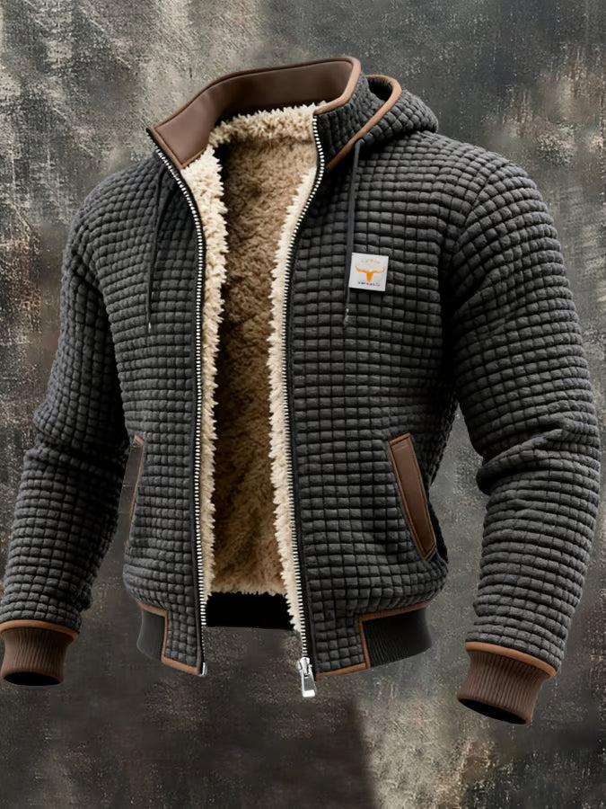 Oscar | Veste Gaufrée à Capuche
