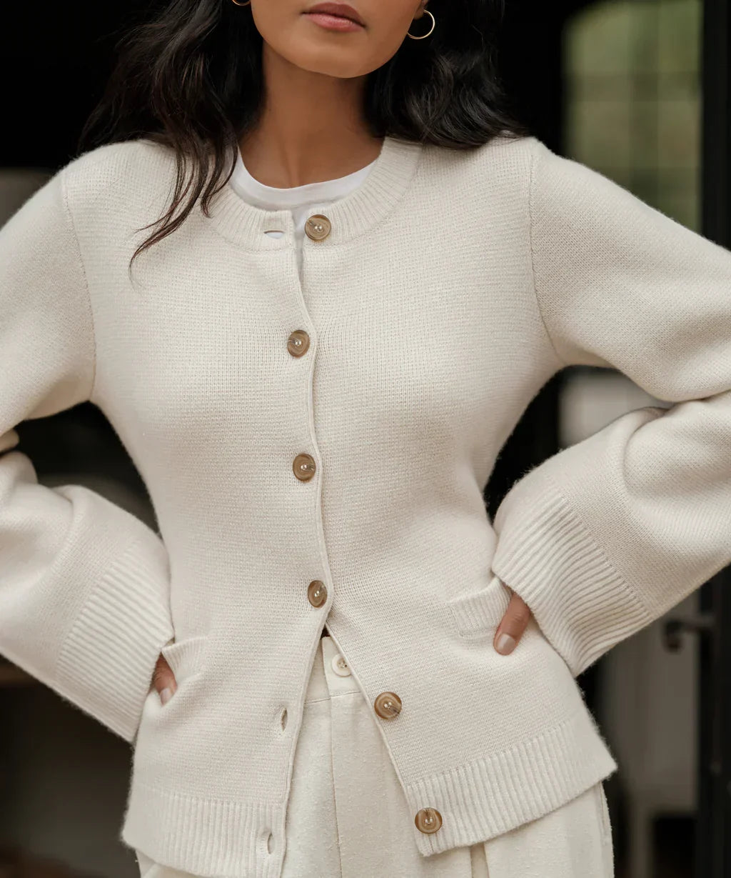 Camilla | Cardigan Ajusté à Boutons